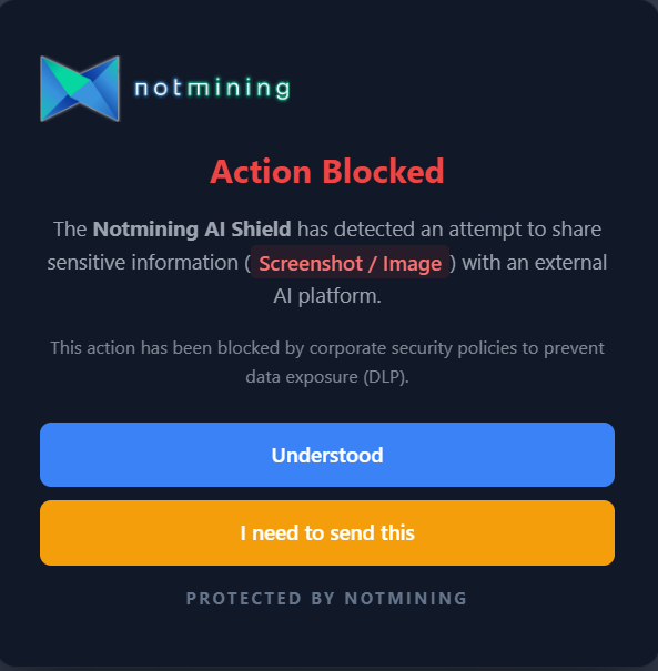 Bypass Button in Notmining AI Shield